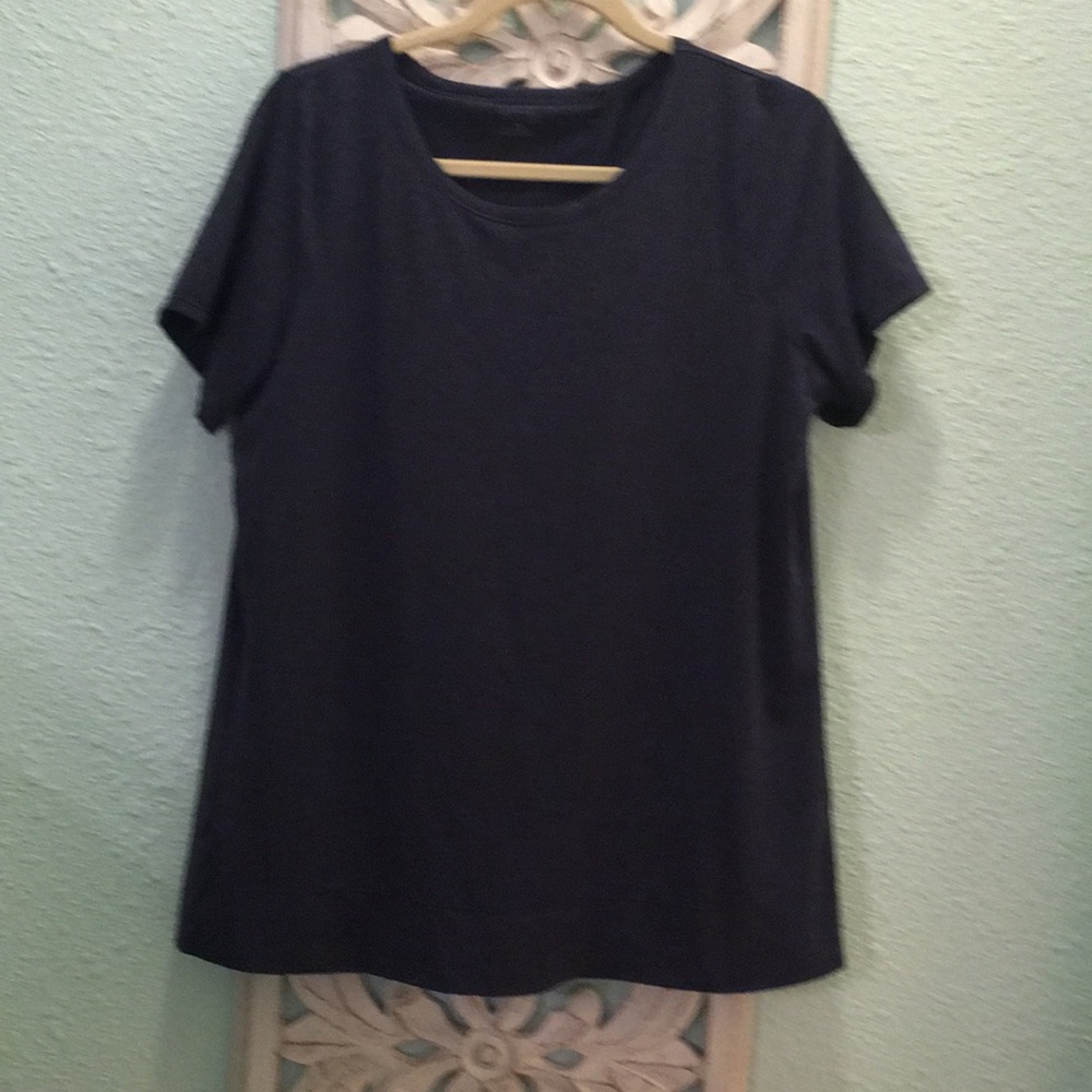 Yummie navy heathered T